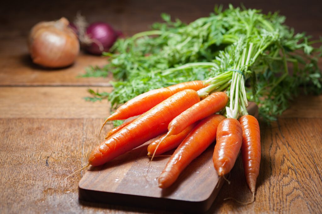 Karotten: Vitamin A, Betacarotin